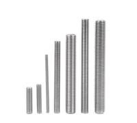 Threaded Rod Fully Threaded Rods Bar Studs Screw Rod Wire 304 Stainless Steel(50mm-10pcs,M5(5mm))