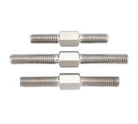 Threaded rod Left And Right Thread Dual Head Threaded Bar 304 Stainless Steel Double End Rod Stud Bolt(M3x60)