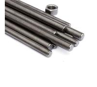 Threaded Rod M2-M20 304 Stainless Steel Full Thread Rod Screw Headless Bolt Threaded Stud Industrial(1pcs,M6 x 250)