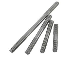 Threaded rod M4 M4*190 M4x190 M4*200 M4x200 M4*250 M4x250 304 Stainless Steel 304ss Screw Headless Double End Thread Rod Bolt Stud(2Pcs M4x190)