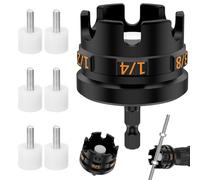 Threaded Rod Nut Runner Nut Zipper Drill Attachment for Fast Nuts and Bolt Removal Hex Shank Nuts Driver for 1/4" 3/8" and 1/2" Threaded Rods