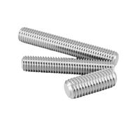 Threaded Rod Stainless Steel Screw Diameter Fully Metric Headless Bolt Thread Stud Rods Screws(300mm,M3 (20pcs))