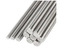 Threaded Rod Threaded Rod 304 Stainless Steel Bar Studs Screw Wire(M2x0.4x300mm,5PCS)