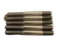 Threaded Rod Threaded Rod Titanium Alloy Thread Exhaust Stud Bolts Screw For Motor Pipe(150mm)