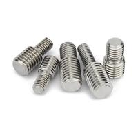 Threaded rods, 2-5 Pcs Double Head External Thread Conversion Bolt M3 to M20 304 Stainless Steel(M3x4 to M4x6 (5Pcs))