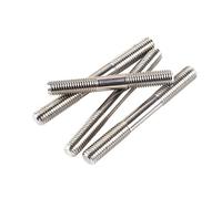 Threaded rods, Double Ended Stud Screws, 304 Stainless Steel M3 M4 M5 End Studs Pack of 6-60 pcs Multiple Sizes(M3x6030pcs)