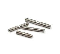 Threaded rods, Double Ended Stud Screws, End Threaded Headless 304 A2 Stainless Steel M4-M8(M6x250 1pcs)