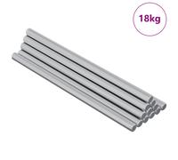 Threaded Rods Silver Metal Building Material DIY Construction Repair vidaXL