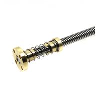 Threaded Screw Rod,Trapezoidal Lead Screw,T8 Lead Screw, Anti-Backlash Nut + 100 150 200 250 300 350 400 450 500 Mm T-type Thread 8mm Trapezoidal Screw for CNC 3D Printer, 1pcs(200mm)