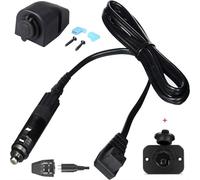 Threaded Socket Surface Mount Outlet,10910076 DC Power Cord,2-PINConnector Plug, for Fridge Freezers,12 Volt Refrigerator, Portable Refrigerator for 4WD 4x4 Camper, Trailer Marine Boat