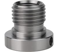 Threaded Spindle Adapter for Wood Lathe Chuck 18mm 25mm 33mm Steel Fitting Connector Compatible with Woodturning Machines and Carpentry Workshop Tools(33mm to 25mm). Optimized for Woodturning, Sp...