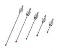 Threaded Steel Tip Probe for Dial Test Indicator Extension Rod M1 4 Suitable for Micrometer and Height Gauge Measurement (M2.5*D2*L30)