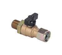 Threaded Trailer Brake for Air Line Shutoff ValveBody copper, ValveBody copper