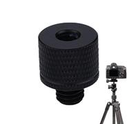 Threaded Tripod Adapter - 1/4 to M6 Conversion Connector, Compact Mounting Screw | Lightweight Attachment Nut for Monopods, Stabilizers, LED Rigs, Action Cams, Studio Arms, Filmmaking Equipment