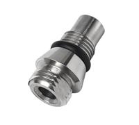Threaded Tube Connection Screw in Stainless Steel | Defined Wrench-Grip Area, External Metric Threads, Stainless Steel Body, Replacement Tube Connector Screw