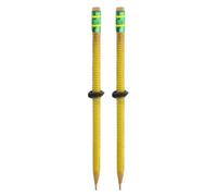 Threaded with Sliding Nut - 2 Pieces Writing Tool to Help Concentration, Silent Pencils Turn and Write, for Students Children Teenagers School Classroom Library Office Meeting Room