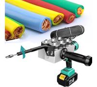 Threader,Concealed Pipes Lithium Automatic Extractors,Through Wall Electrical Cable Threading Machine,40m/Min,For Right Angle Pipe,Wall Slot and Floor Conduit 1Battery