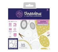 Threaders Template & Stencil - Circle & oval, Transparent