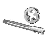 Threading Tapping Tools 1/2"-24 UNS Tap and Die Set Right Hand, 1/2 x 24 UNS Machine Thread Tap and Round Die