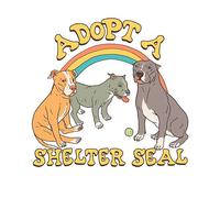 Threadless - Adopt A Shelter Seal Hoodie - White - M