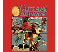 Threadless - Captain Obvious Unisex T-Shirt - Red - XXL