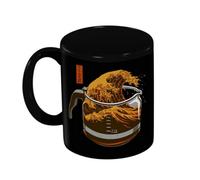 Threadless Coffee Wave 315Ml Mug Black (One Size)