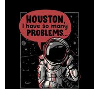 Threadless - Houston I Have So Many Problems - Black - XL