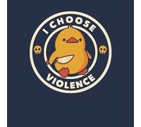 Threadless - I Choose Violence Unisex T-Shirt - Navy - XL