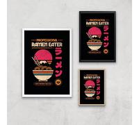 Threadless - Professional Ramen Giclee Art Print - A4 - White Frame