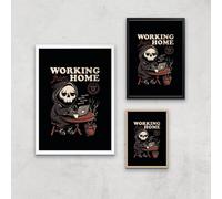 Threadless - Working From Home Giclee Art Print - A3 - Print Only