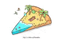 Threadless x IWOOT A Slice Of Paradise Women's T-Shirt - White - XXL