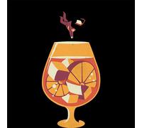 Threadless x IWOOT Aperol Spritz Dive In Unisex T-Shirt - Black - 5XL