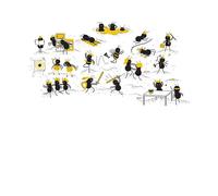 Threadless x IWOOT Crazy Ants Men's T-Shirt - White - S