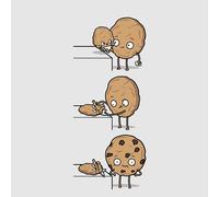 Threadless x IWOOT Diaper Change! Men's T-Shirt - Grey - XL