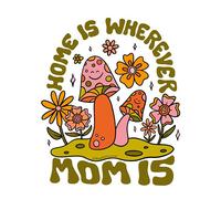 Threadless x IWOOT Home Is Wherever Mom Is Women's T-Shirt - White - 5XL