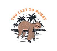 Threadless x IWOOT No Worries Unisex Ringer T-Shirt - White/Black - XS