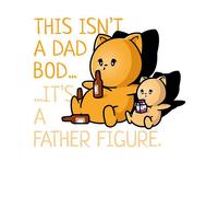 Threadless x IWOOT Not A Dad Bod A Father Figure Men's T-Shirt - White - M