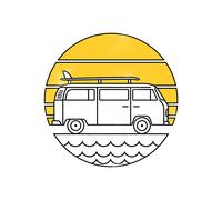 Threadless x IWOOT ROAD TRIP Unisex Ringer T-Shirt - White/Navy - S