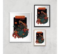 Threadless x IWOOT Summer Magic Of 3025 Giclee Art Print - A2 - White Frame