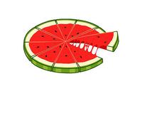 Threadless x IWOOT Summer Pizza Unisex T-Shirt - White - M