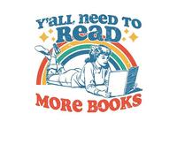 Threadless - Y'all Need To Read More Books Unisex T-Shirt - White - M