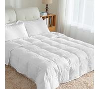 Threads For Bed 10.5 tog Single Size Down & Feather Duvet, 100% Cotton Down Proof Fabric, Machine Washable with Premium Box-Stitch Design