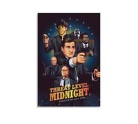 Threat Level Midnight Poster Canvas Oil Painting Canvas Art Poster Home Hanging Painting Bar Art Interior Wall Decoration PosterUnframe-style20x30inch(50x75cm)