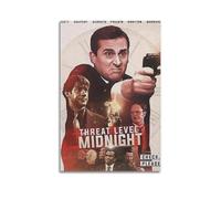 Threat Level Midnight Posters Aesthetic Vintage Wall Art Canvas Poster Decorative Painting Living Room Bed Room Decor 08x12inch(20x30cm) Unframe-style