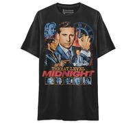 Threat Level Midnight Retro Spy Movie Inspired Unisex Classic T-Shirt, Soft Premium Tee - Black, S