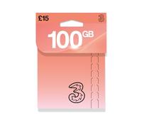 Three £15 100GB PAYG Sim