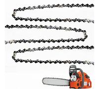 Three 18" Chainsaw Chains, 18" 3/8" Chainsaw Chains, 72 Drive Links, 1.3mm Links, Mini Replacement Chainsaw Chains, Low Rebound Chains for Husqvarn Brand.(18" 72DL 3/8"LP 455)