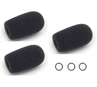 Three (3) Replacement windscreen for Bose/David Clark/Lightspeed/Crystal Mic
