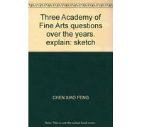 Three Academy of Fine Arts questions over the years. explain: sketch