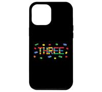 Three - Age 3 Year Old Building Bricks Kid 3rd Birthday Case for iPhone 12 Pro Max